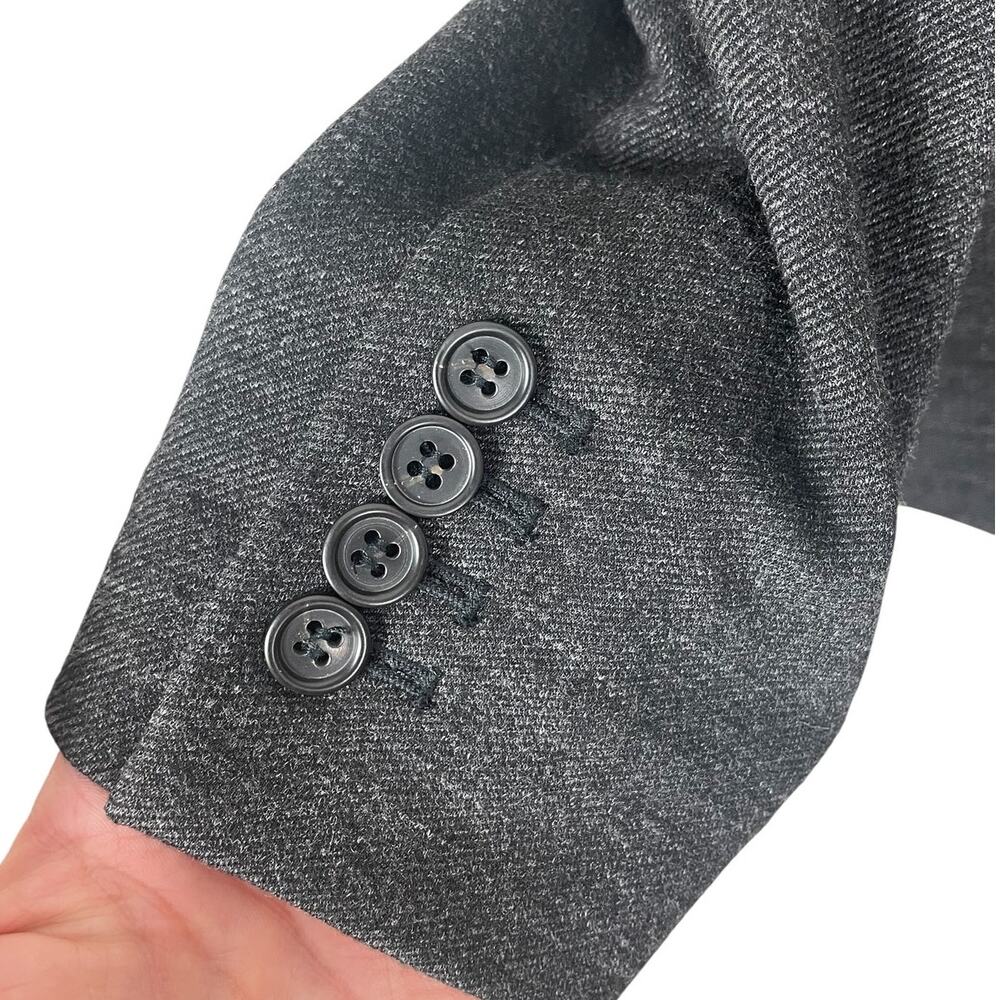 J.Crew Collection Button Front Blazer Stretch Classic Preppy Casual Womens Sz 2 - Picture 11 of 15